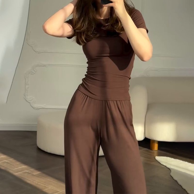 Summer Clothing Model - Rahat Uzun Pantolon Takım Elbise Kadın
