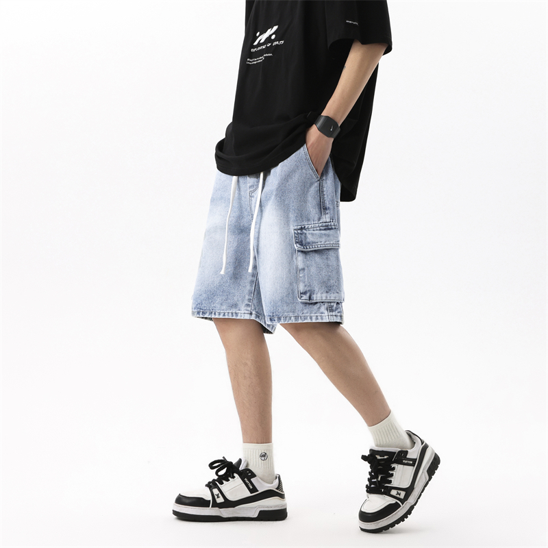Summer Clothing Brands - Yaz erkek Kot Şort Retro Moda