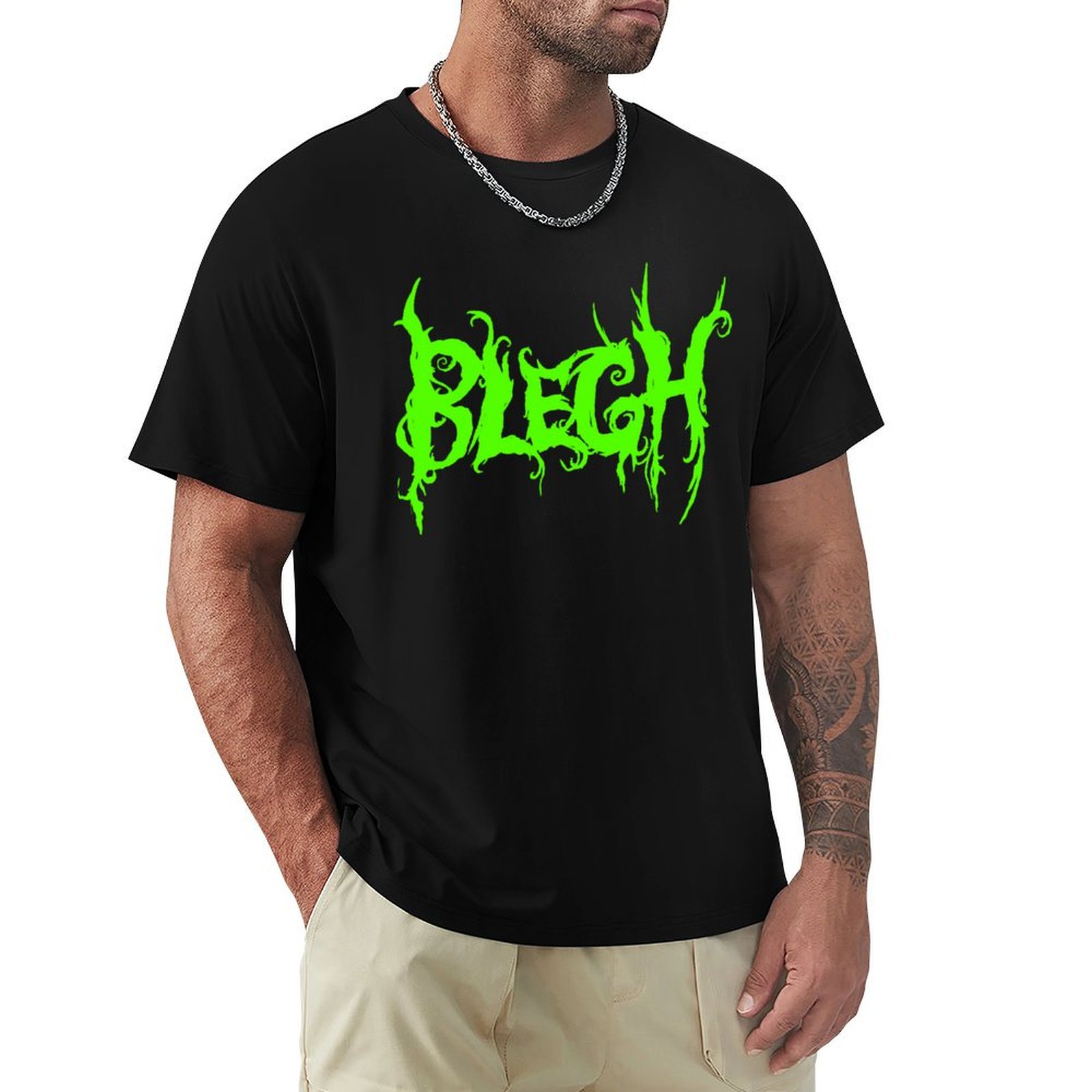 Siyah T-Shirt üzerinde Neon Ye - Summer Green Clothing incelemesi ve fiyatı