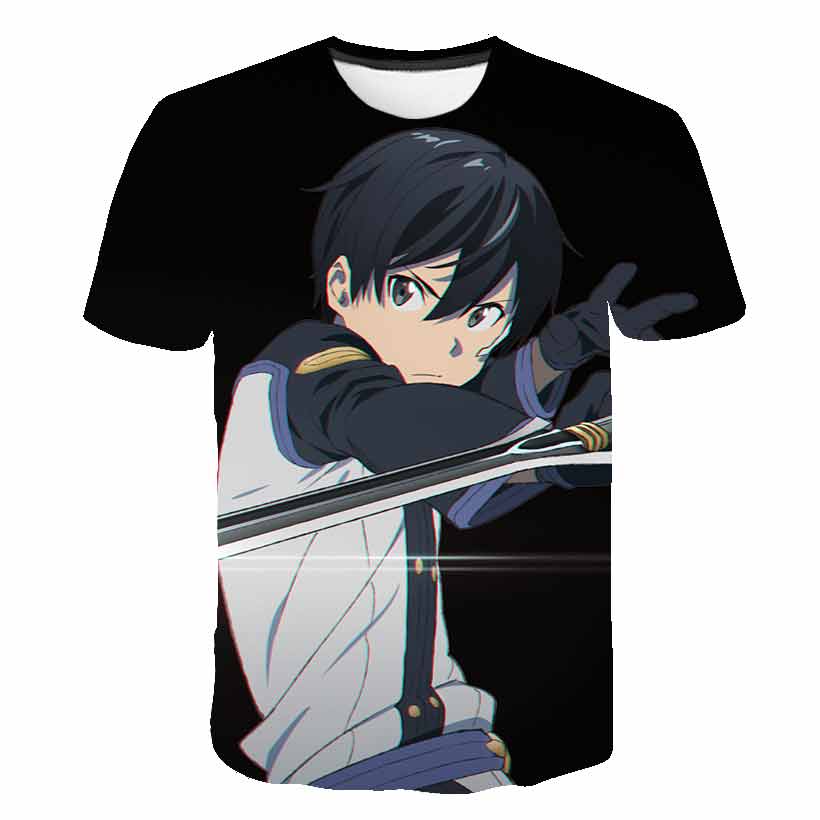 Anime 3D-printed kılıç sanat O - Summer Clothing Online Shopping incelemesi ve fiyatı
