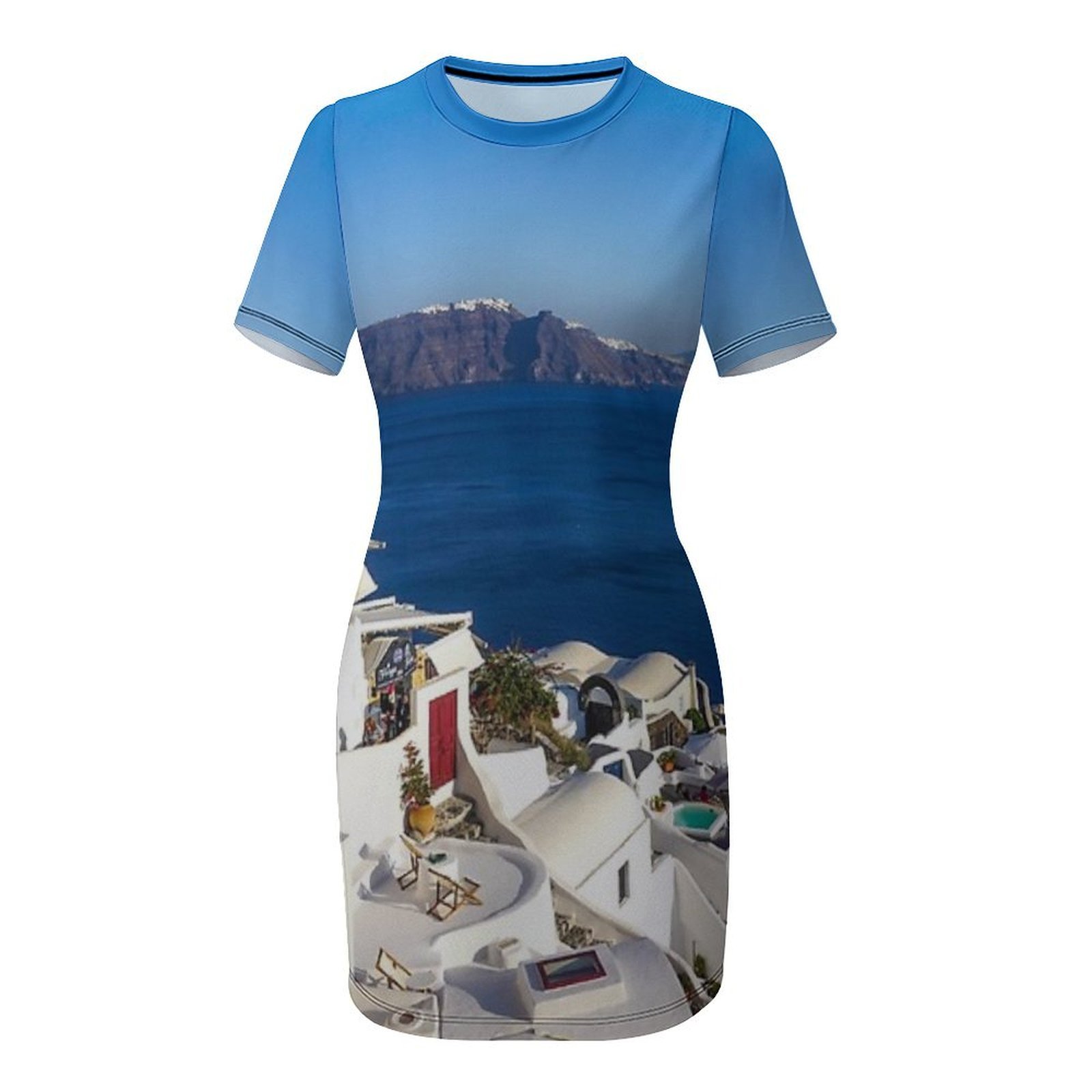 Santorini adası gün batımı man - Summer Clothing For Greece incelemesi ve fiyatı