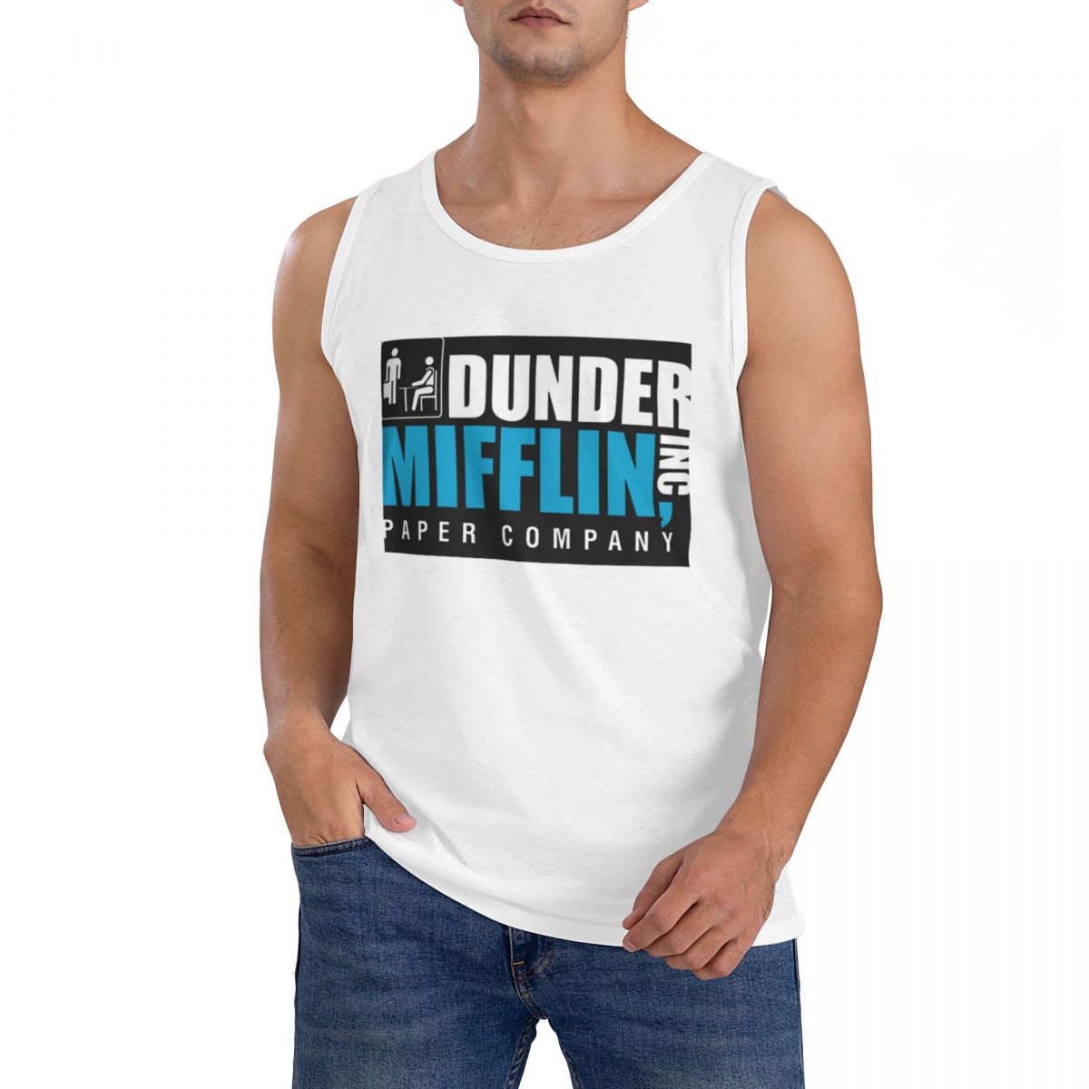 % 100% Pamuk Dunder Mifflin Ka - Summer Clothing Essentials Men incelemesi ve fiyatı