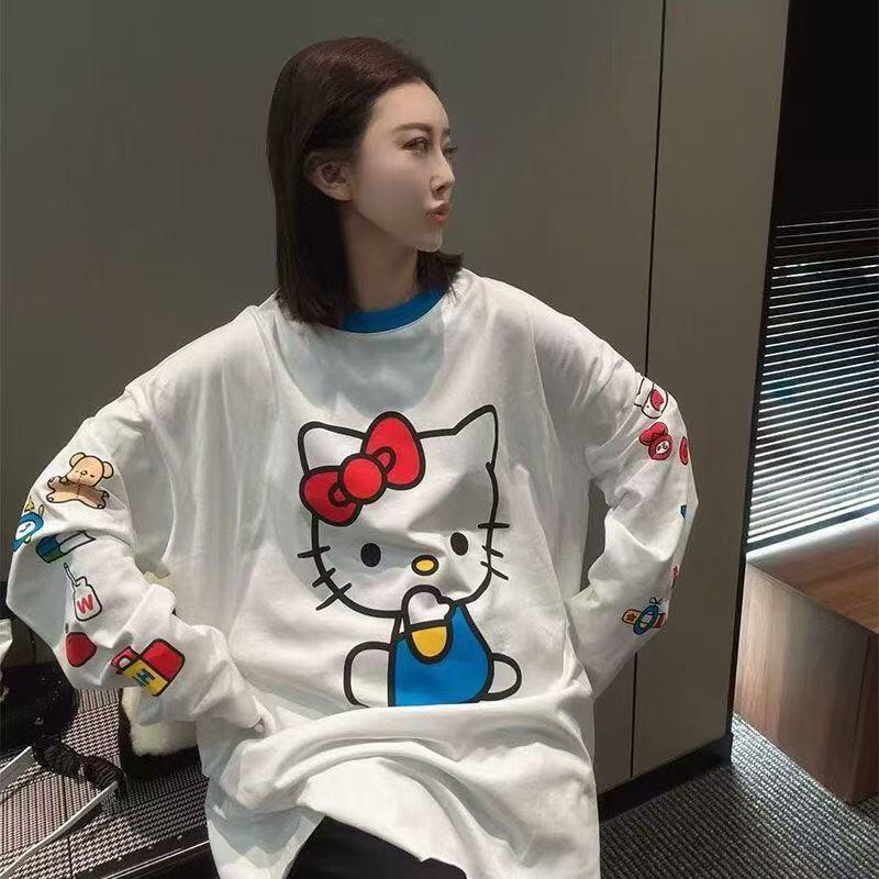 Uzun kollu Hello Kitty yaz yen - Summer Clothing incelemesi ve fiyatı