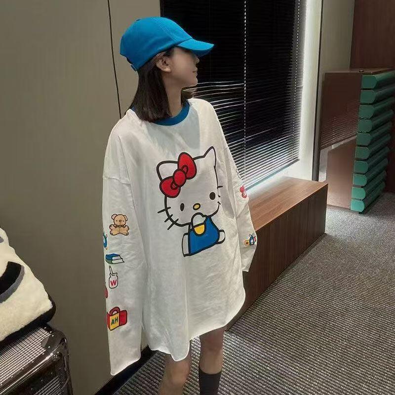 Uzun kollu Hello Kitty yaz yen - Summer Clothing incelemesi ve fiyatı