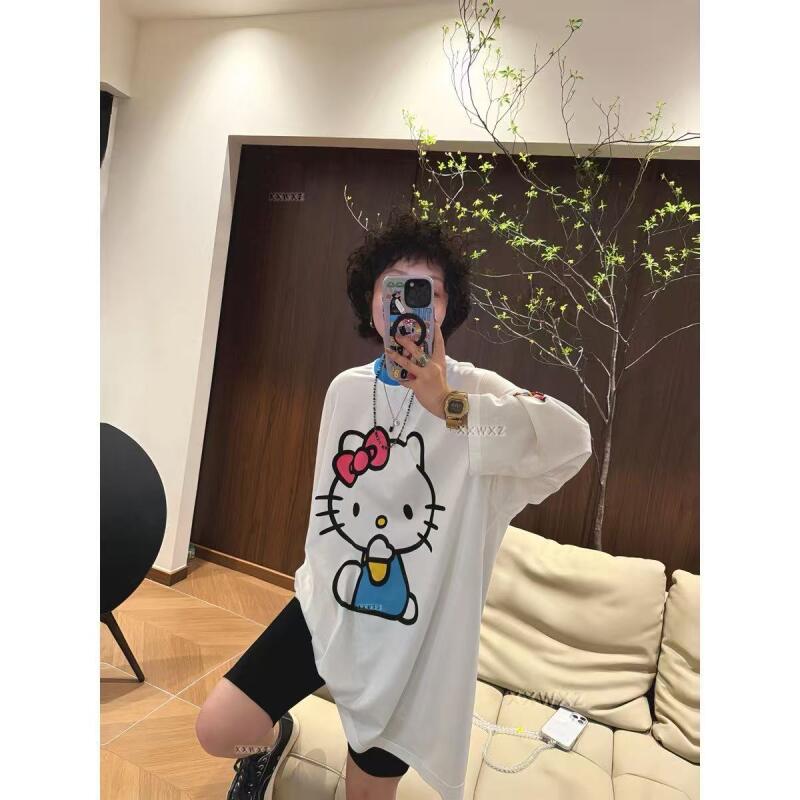 Uzun kollu Hello Kitty yaz yen - Summer Clothing incelemesi ve fiyatı