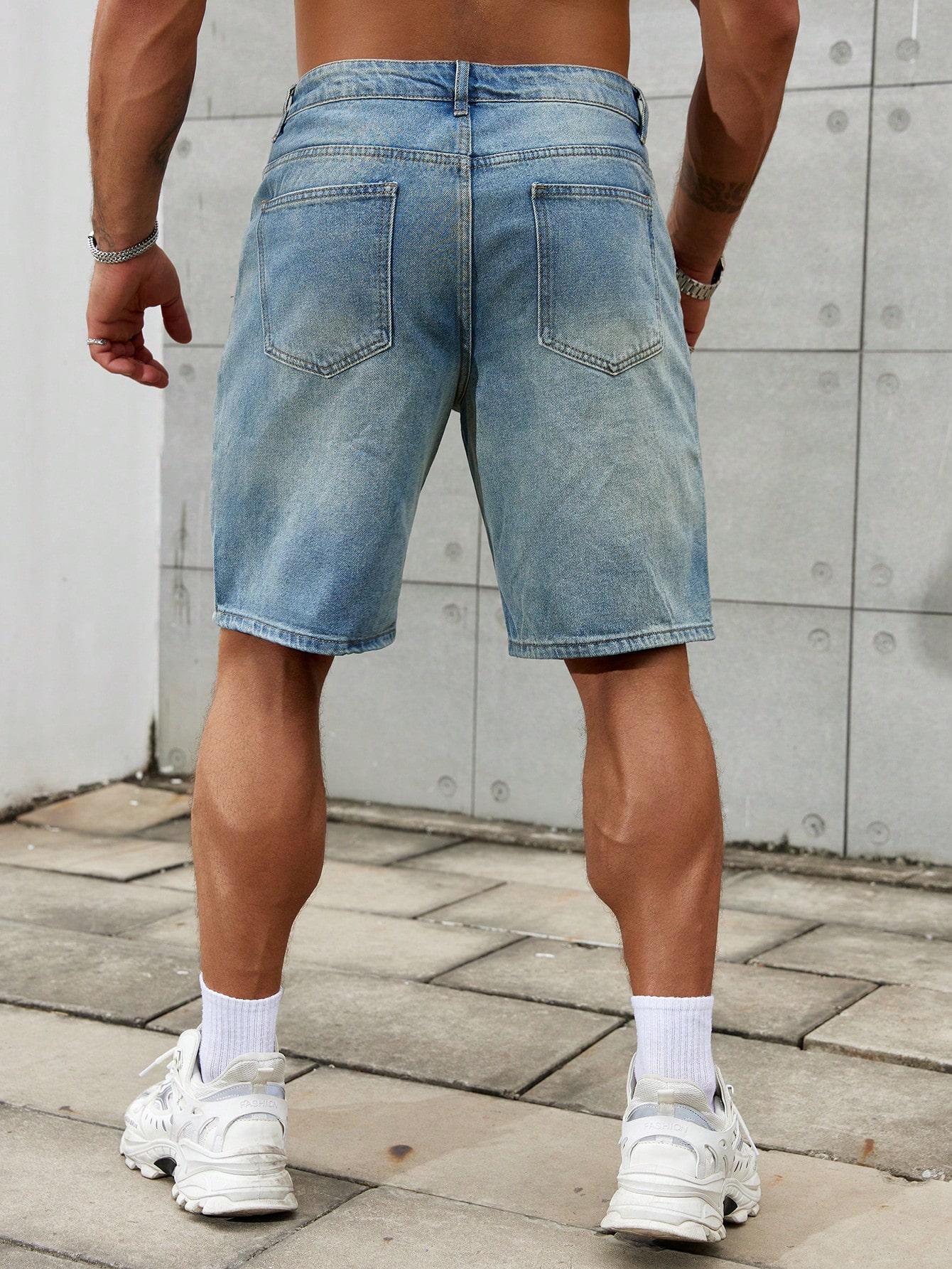 Yeni moda Mens yırtık kısa kot - Summer Clothing Brands incelemesi ve fiyatı