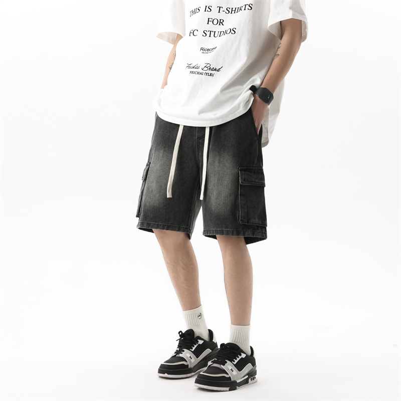 Yaz erkek Kot Şort Retro Moda  - Summer Clothing Brands incelemesi ve fiyatı