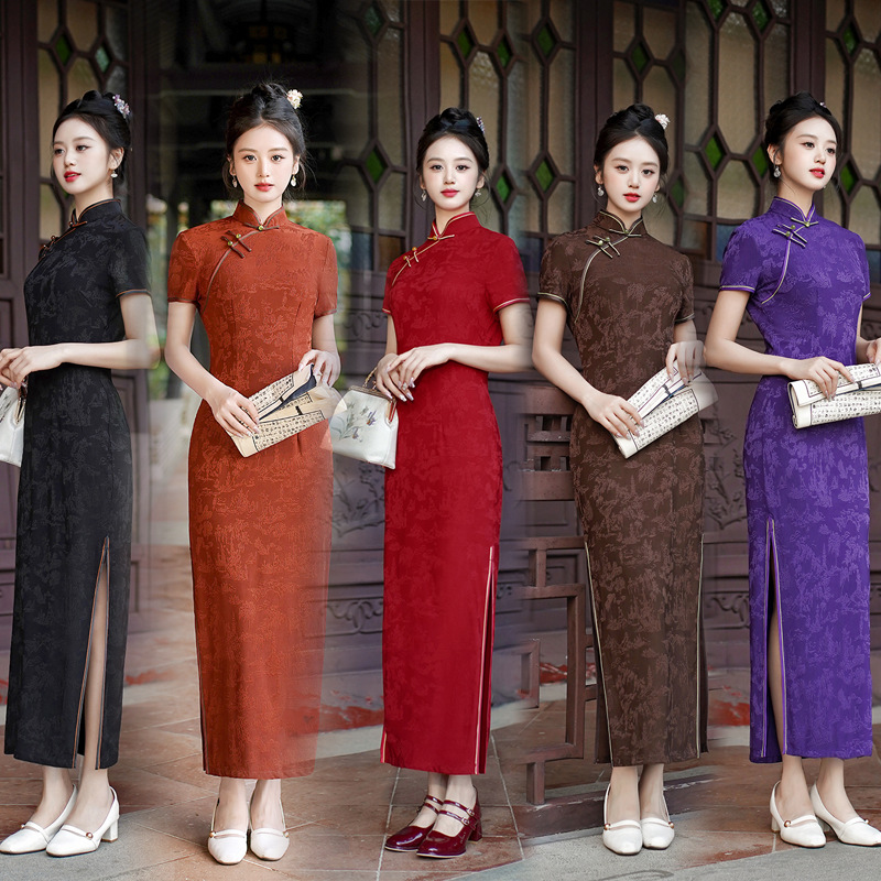 Yeni Cheongsam Uzun Elbise Miz - Summer Clothes incelemesi ve fiyatı